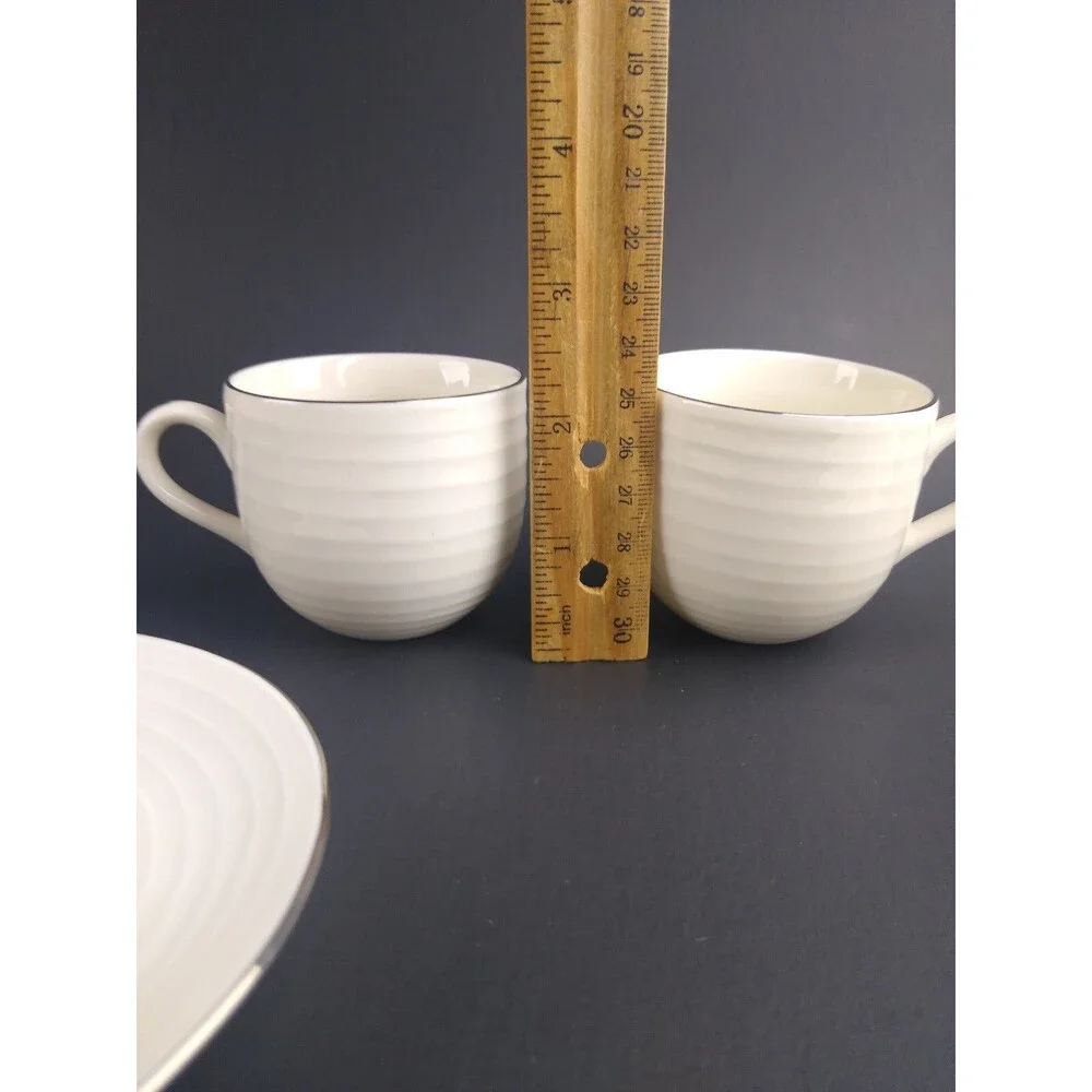 Espresso or Demitasse Cup and Saucer Sets Monno P1 Made in Bangladesh Pier One
